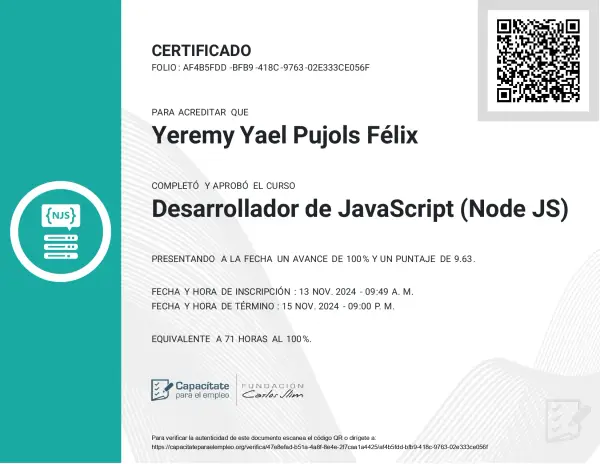 JavaScript Developer (Node.js)