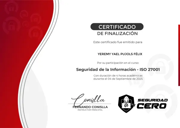 ISO/IEC 27001 Workshop - Security Zero
